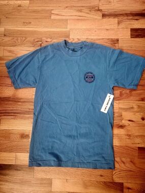 Round Two Men's Blue Pocket Logo T-Shirt